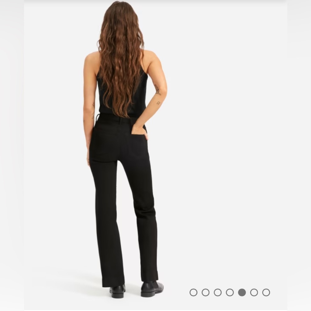 Everlane High Rise Flare Black Jeans